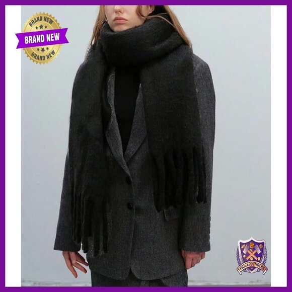 Chunky Scarf Women Winter Plaid Thick Warm Long Shawl Wraps  Oversized Chunky Winter Scarf Shawl Wrap 100% Polyester Warm
